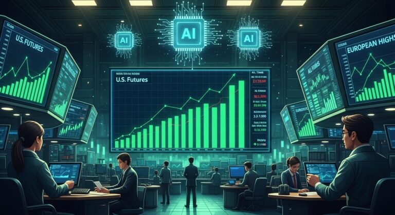 US Futures Rise on Global Highs and AI Optimism