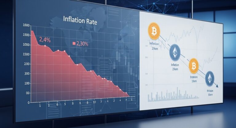 US Inflation Cools: Stocks and Crypto Markets React