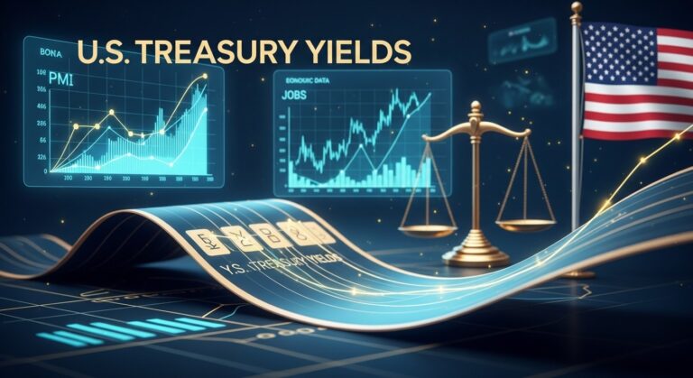 U.S. Treasury Yields Steady Ahead of Key Data