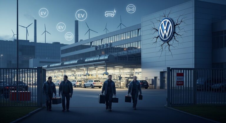 VW’s 20% Cost Cuts Signal Deeper German Industrial Woes