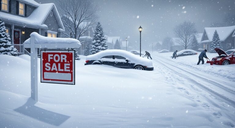 Winter Storm Slams Mortgage Demand for Homebuyers