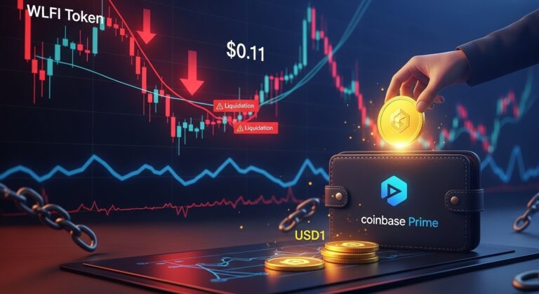WLFI Traders Watch Key Support Amid $12.5M Coinbase Transfer Volatility