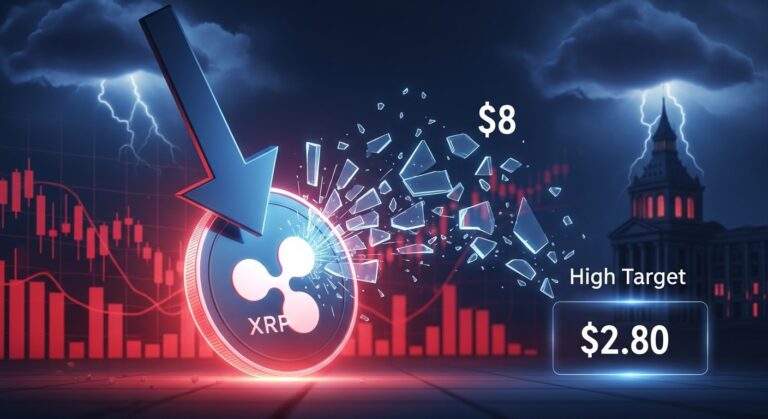 XRP Price Prediction 2026: Standard Chartered Slashes Target to $2.80