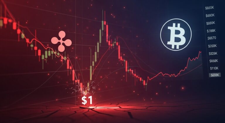 XRP Price Risks Dropping Below $1 Amid Bitcoin Correction