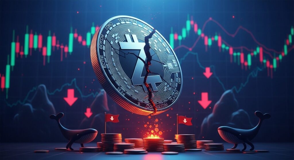 Zcash Price Faces 66% Drop Risk as Whales Sell Off