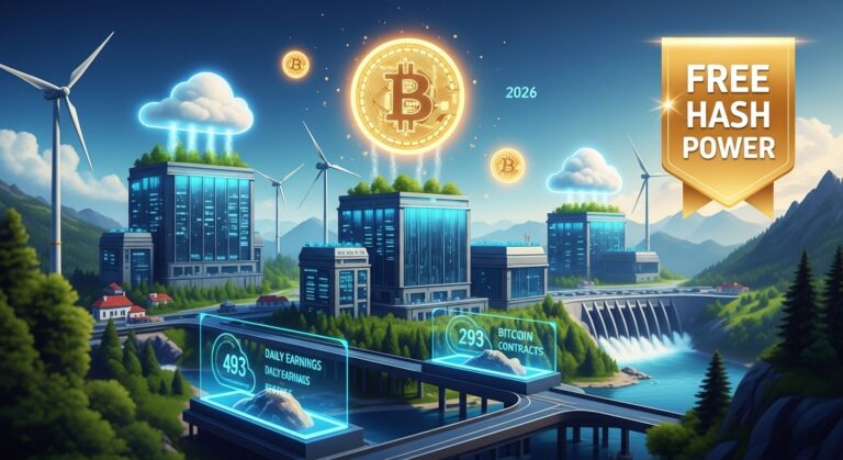 2026 Bitcoin Cloud Mining Guide: Free Hash Power Platforms