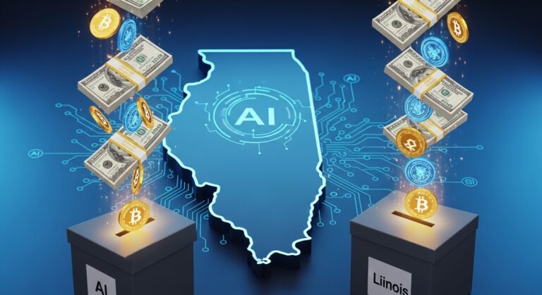 AI and Crypto Industries Pour Millions Into Illinois Primaries