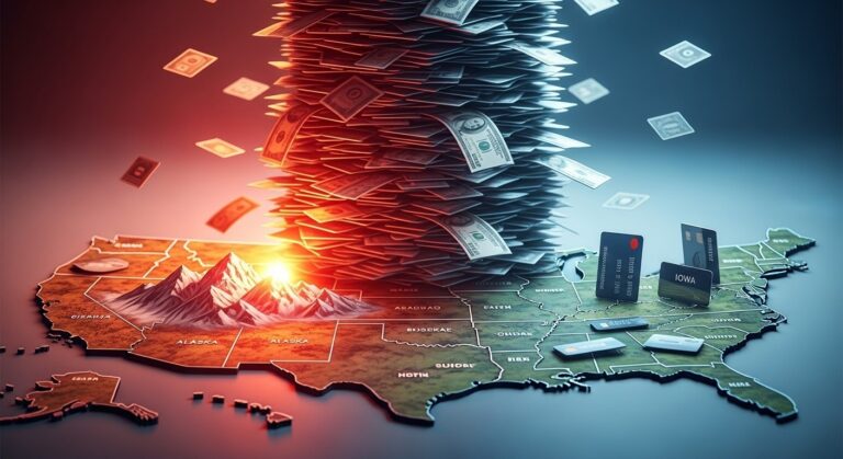 Alaskans Top Lifetime Credit Card Debt Rankings Across America