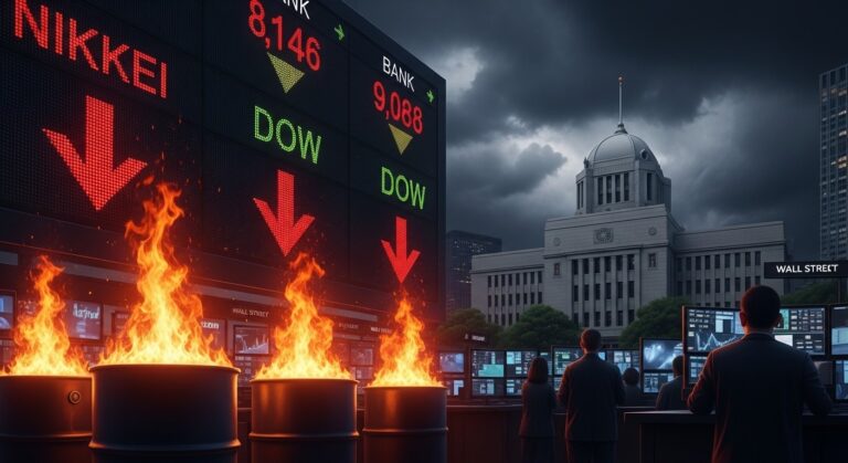 Asia Markets Dip as Dow Hits New 2026 Low Amid Oil Surge