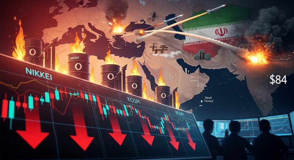 Asia Markets Slide as Iran Tensions Drive Oil Prices Higher