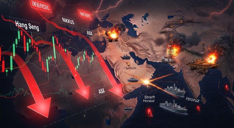 Asia Markets Tumble on Iran Conflict Energy Chaos