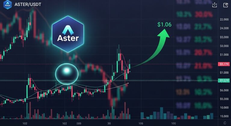 Aster Price Inverse Head Shoulders Targets $1.06