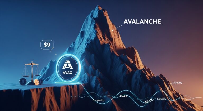 Avalanche AVAX Clings to $9 Support Amid Digital Commodity Boost