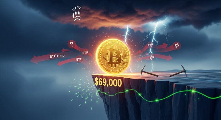 Bitcoin Clings to $69K Support Amid ETF Shifts
