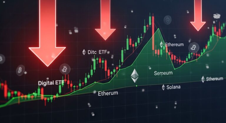 Bitcoin Ethereum Solana ETFs Flash Red But Prices Hold Firm