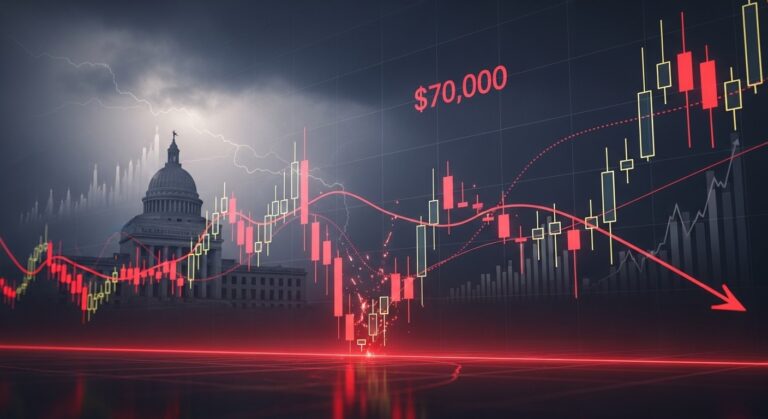 Bitcoin Falls to $70K Amid Hot PPI and Fed Doubts
