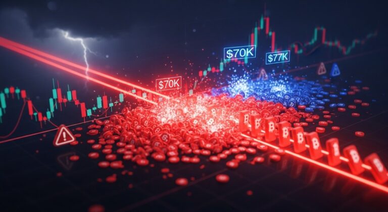 Bitcoin Liquidation Risks: $1.79B Long Cluster Below Resistance