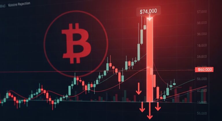 Bitcoin Rejected at $74K: Downside Risks Grow