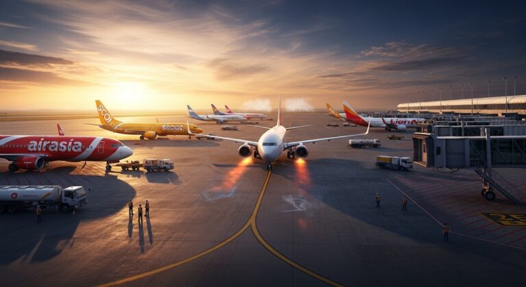 Budget Airlines Crushed by Rising Fuel Costs in Asia