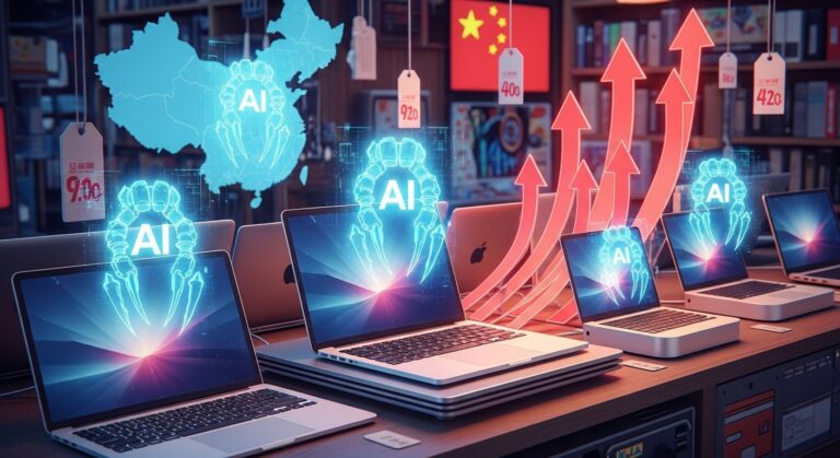 China AI Boom Sends Used MacBook Prices Soaring