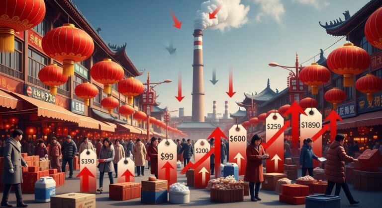 China Inflation Hits 3-Year High: CPI Surges, PPI Eases