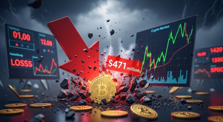 Crypto Liquidations Hit $471M in Brutal 24-Hour Squeeze