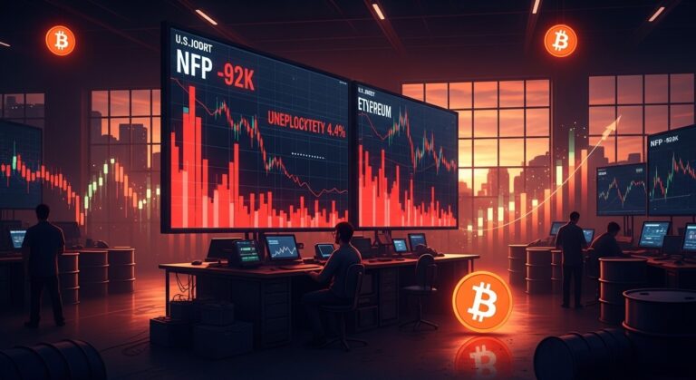 Crypto Market on Edge: US Jobs Data Weakens, Oil Surges
