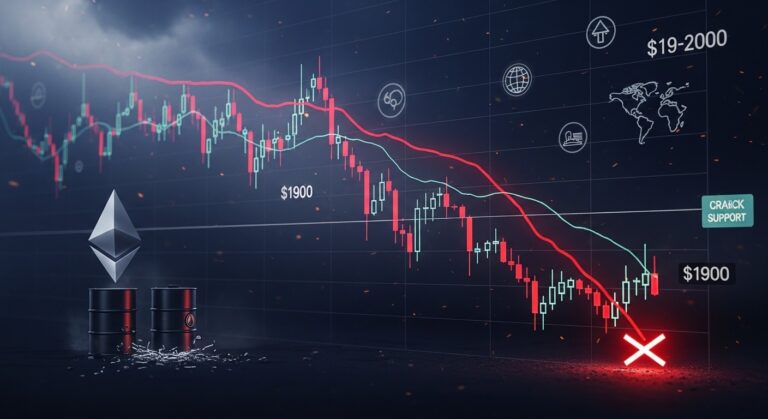 Ethereum Price Risks Falling Below $1900 Bearish Crossover