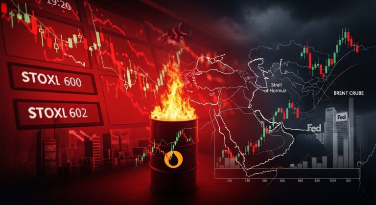 European Stocks Fall as Oil Surges on Iran Tensions Ahead of Fed