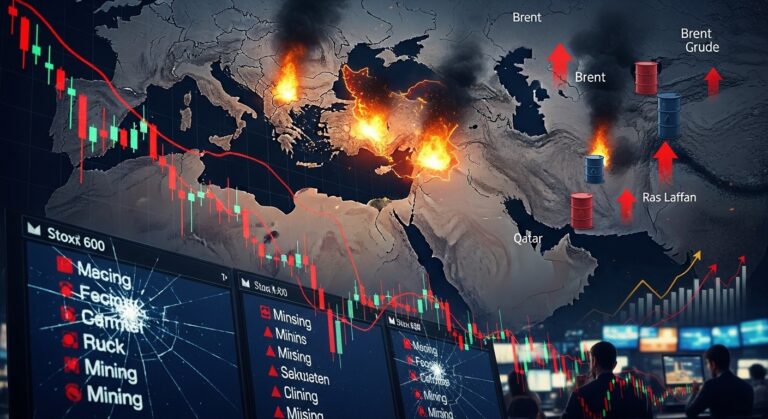 European Stocks Plunge on Iran Conflict and Oil Surge