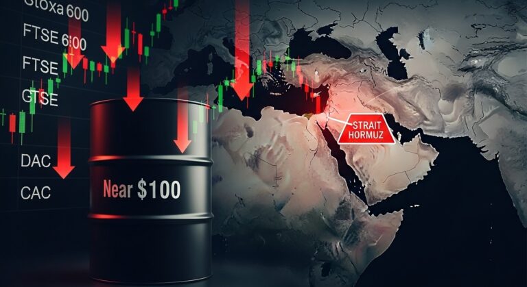 European Stocks Slide as Oil Prices Hold Near $100