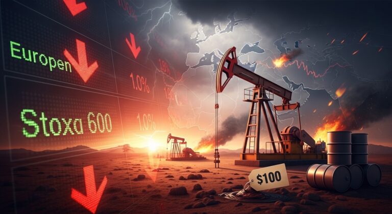 European Stocks Slide as Oil Surges Past $100 Amid Iran Tensions