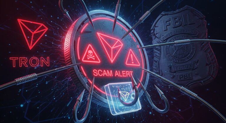 FBI Warns Tron Scam Tokens Posing As Law Enforcement