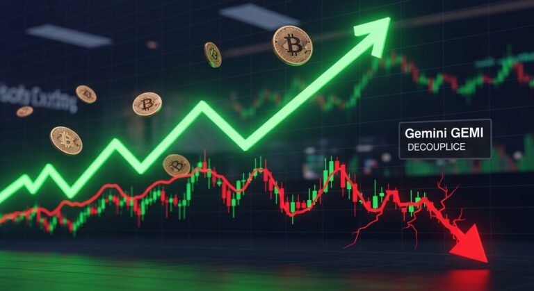 Gemini Stock Drops 3% Amid Crypto Rally