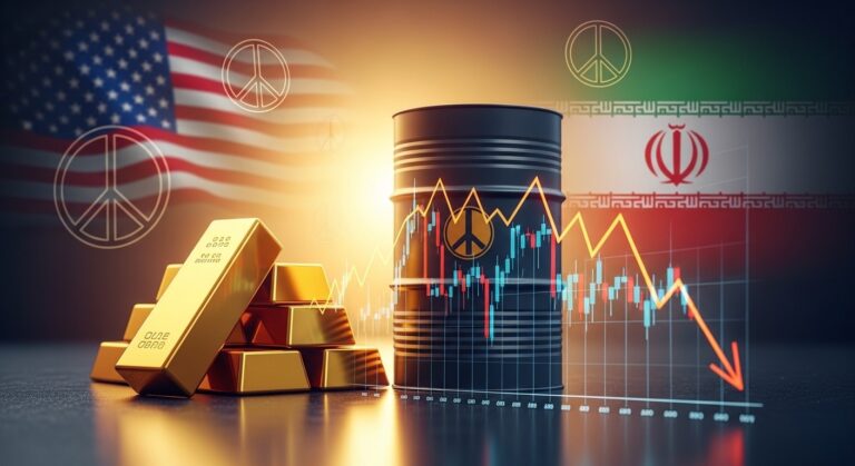 Gold Surges on Trump Iran Peace Hopes as Oil Prices Drop