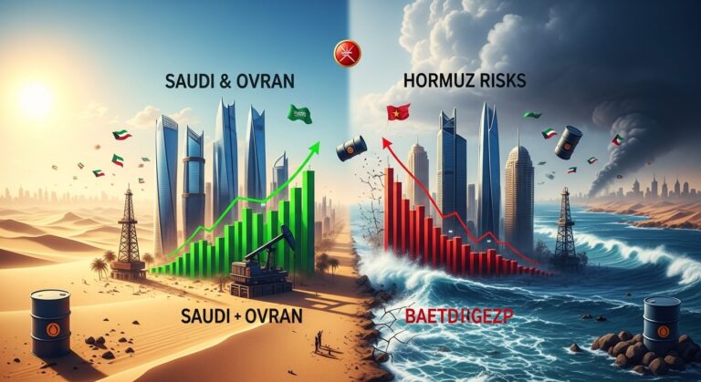 Gulf Markets Split Amid Ongoing Iran War