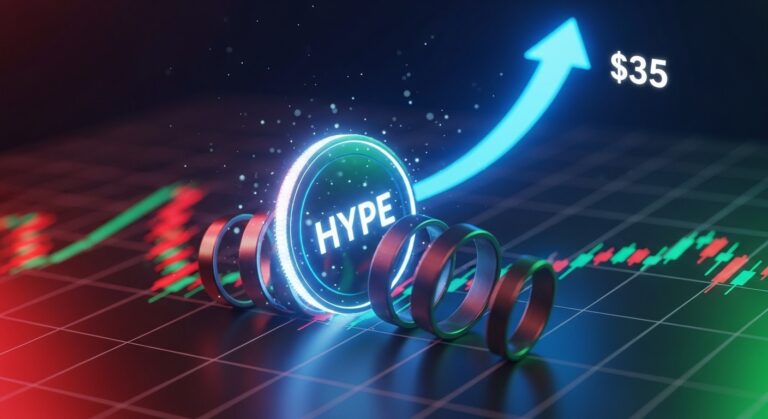 Hyperliquid Price Targets $35 Breakout Amid Tightening Bollinger Bands