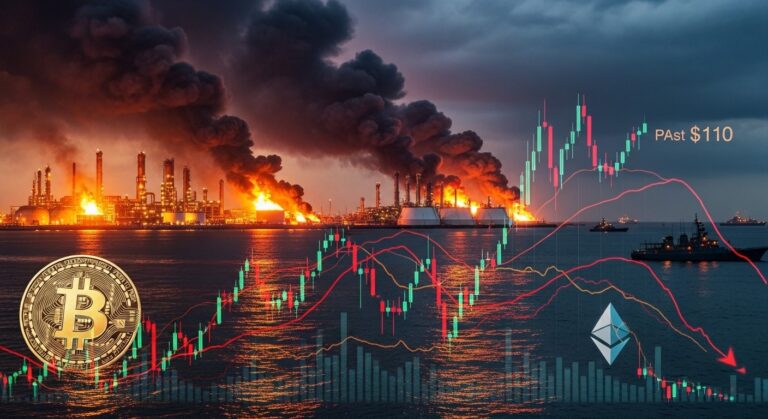 Iran Gulf Strikes Send Oil Past $110 – Crypto Impact