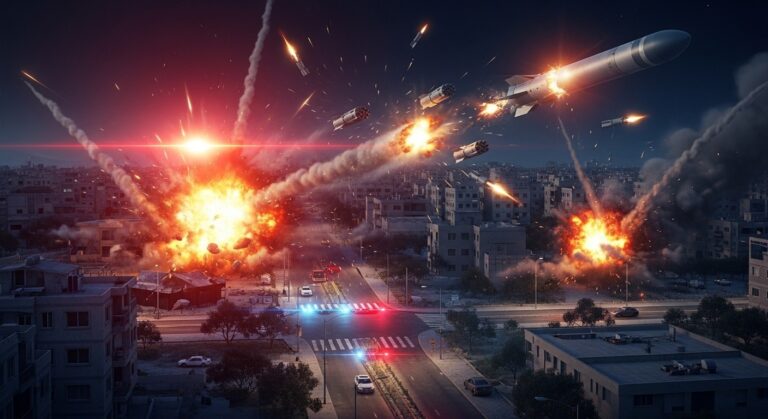 Iran’s Deadly Cluster Missile Strike Hits Central Israel