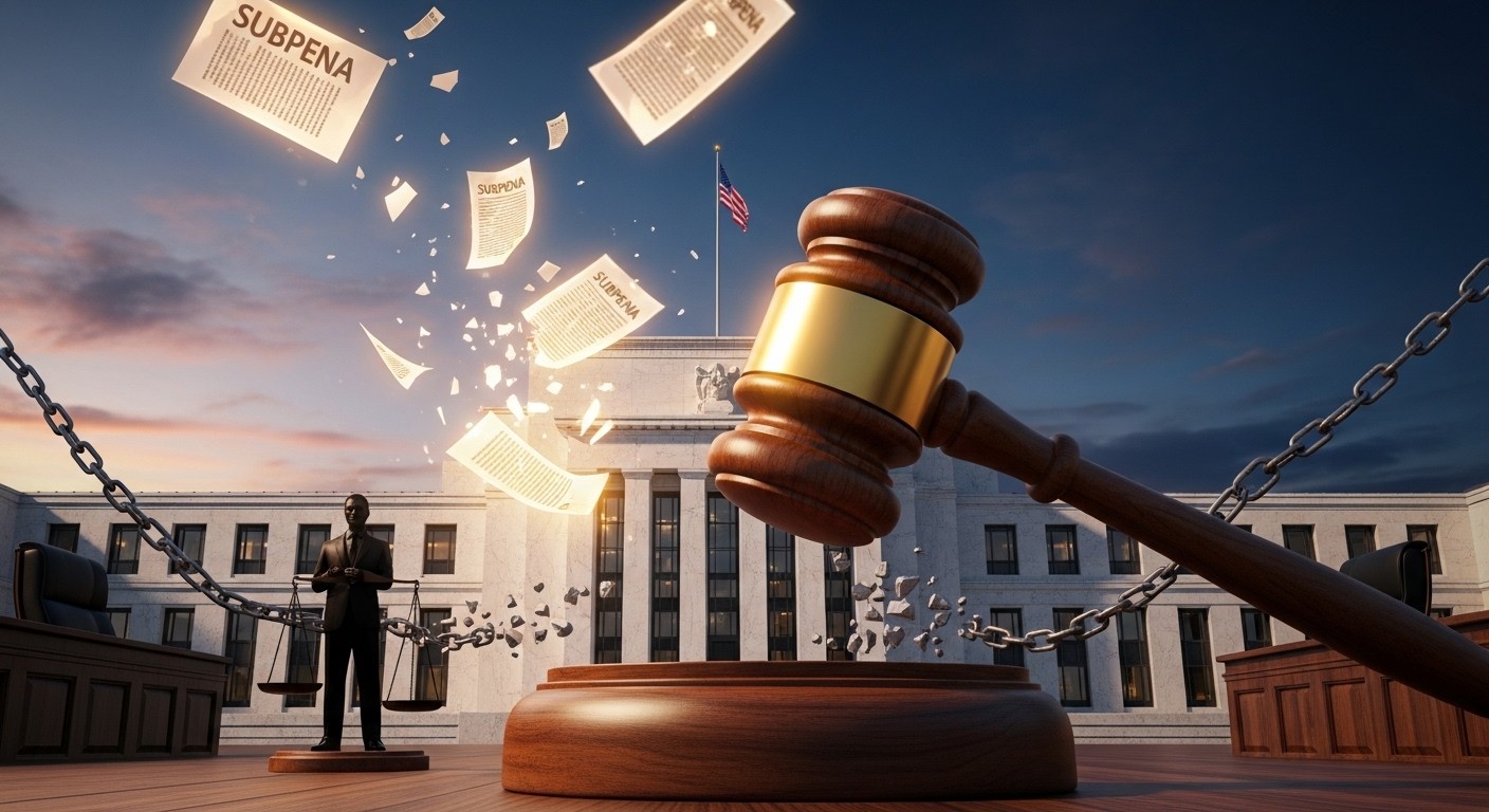 Judge Blocks DOJ Probe Into Fed Chair Powell