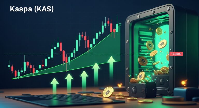 Kaspa Price Eyes 50% Rebound After Falling Wedge Breakout