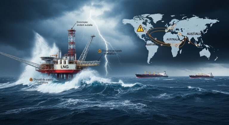 LNG Crisis Deepens As Australian Storm Delays Major Plant Restart