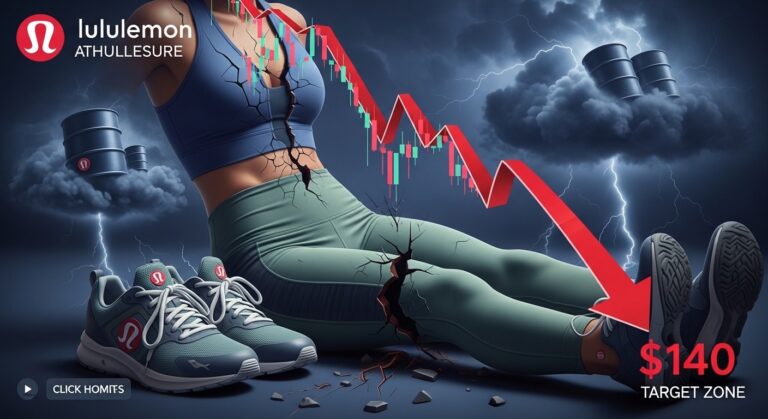 Lululemon Stock Primed for Sharp Drop: Bearish Options Trade Setup