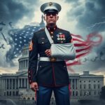 Marine Veteran Injured Protesting Iran Conflict