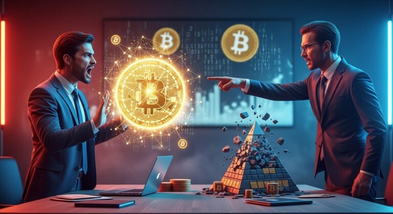 Michael Saylor Defends Bitcoin Against Ponzi Claims