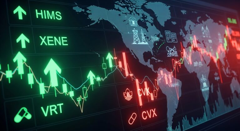 Midday Stock Movers: HIMS, XENE, VRT Surge Big