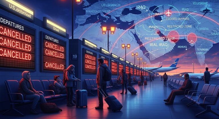 Middle East Flight Chaos After US-Israel Strikes on Iran