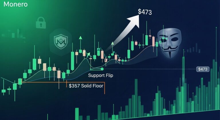 Monero Price Turns Bullish: $473 Target Ahead