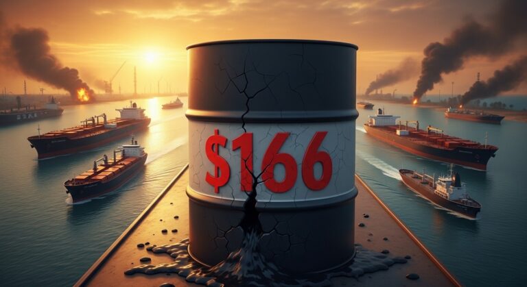 Oil Prices Hit $166: Iran War Impact On Global Markets