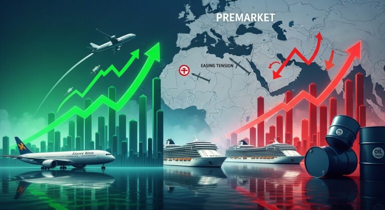 Premarket Movers: Airlines & Cruises Surge on Geopolitical Relief